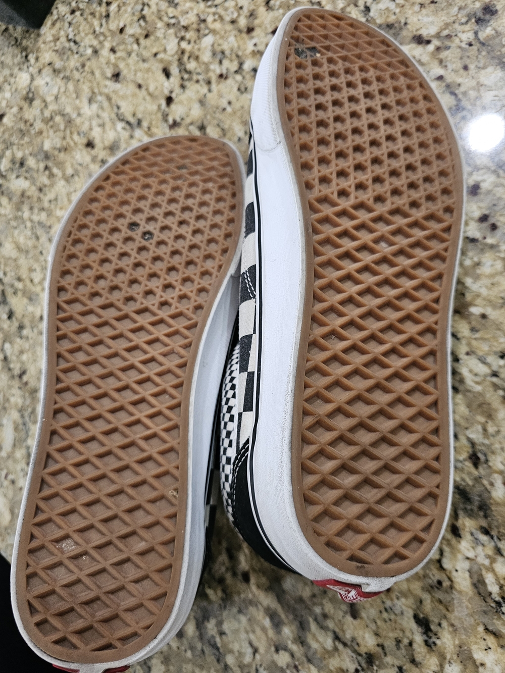 Vans Black & White Checkerboard Old Skool Sneakers - Picture 5 of 7